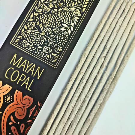 Kadzidełka Naturalne Kopal Majski - Banjara - Mayan Copal - Pyłkowe - 8szt