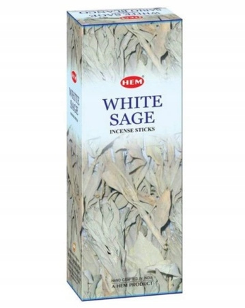 Kadzidełka HEM - Biała Szałwia - Zestaw 200 patyczków - Duża Paczka - White Sage