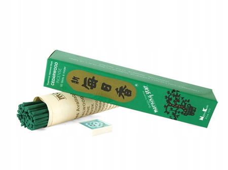 Kadzidła Japońskie Cedrowe - Nippon Kodo Morning Star Cedarwood – 50 szt.