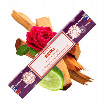 Kadzidełka Satya - Reiki - Naturalne - Do Uzdrawiania i Balansu - 15g