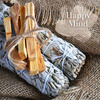 Zestaw naturalnych kadzideł - Palo Santo 100g i Biała Szałwia 35g - Kadzidła naturalne