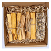 Zestaw do Oczyszczania i Relaksu - Palo Santo 75g & Biała Szałwia z Lawendą - Happy Mind
