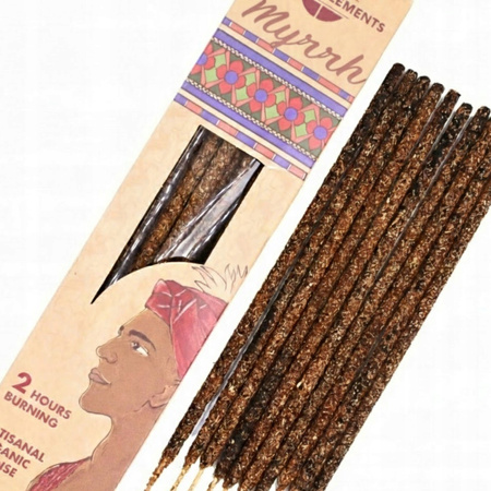Kadzidełka Sacred Elements - Myrrh - Mirra - Żywica Naturalna - 10 sztuk - Premium