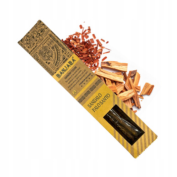 Kadzidełka Banjara Harmony Fusion - Drzewo Sandałowe i Palo Santo - Naturalne Kadzidełka Relaksujące