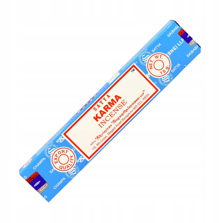 Kadzidełka Satya - Karma - Naturalne Pyłkowe - Oryginalne - 15g