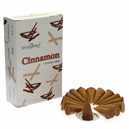 Kadzidełka Cynamonowe Stożkowe – Ciepły i Korzenny Aromat – Stamford