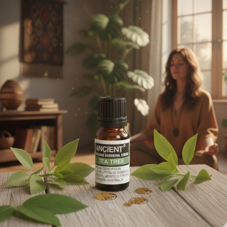 Olejek Eteryczny Drzewo Herbaciane - Tea Tree - 10ml - Antyseptyczny - Na Trądzik