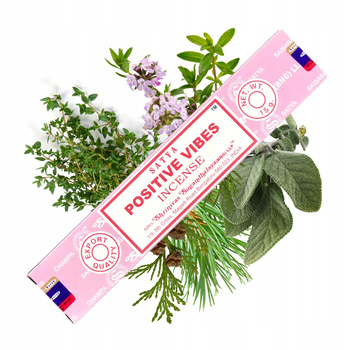 Kadzidełka Satya - Positive Vibes - Pozytywna Energia - Naturalne - 15g