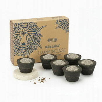 Kadzidło Żywiczne w Kubeczkach - Frankincense (Olibanum) - Banjara - 6 szt.