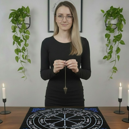 Mata do Wahadełka Astrologiczna 30x30 cm - Tablica Wróżbiarska - Radiestezja