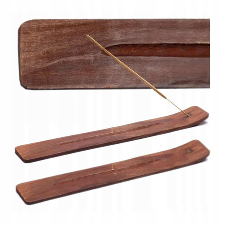 Podstawka pod Kadzidełka Drewniana - Naturalna Narta 25cm