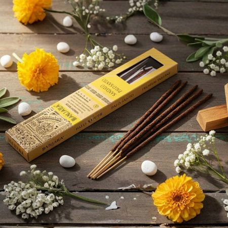 Kadzidełka Banjara Harmony Fusion - Drzewo Sandałowe i Palo Santo - Naturalne Kadzidełka Relaksujące