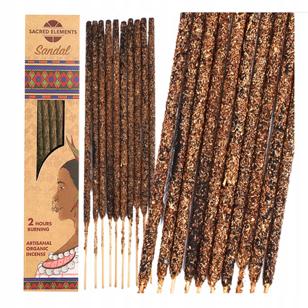 Kadzidełka Sacred Elements - Sandal - Drzewo Sandałowe - 10 sztuk - Premium
