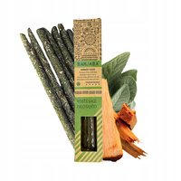 Kadzidełka Banjara Harmony Fusion - Biała Szałwia i Palo Santo - Naturalne Kadzidełka Patyczkowe