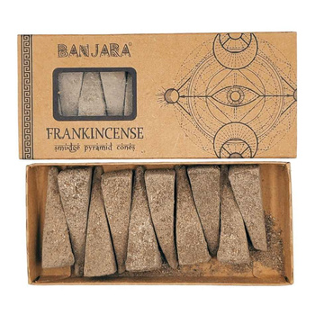 Kadzidełka Piramidki - Olibanum Frankincense - Banjara - Naturalne - 10 szt.