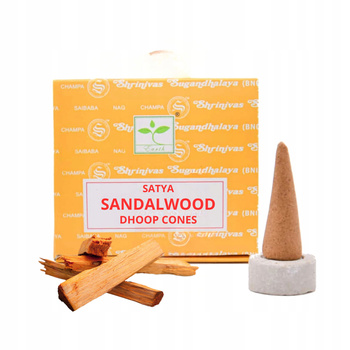 Satya Nag Champa Sandalwood Dhoop Cones