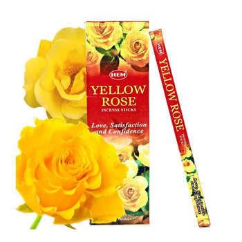 Kadzidełka Zapachowe HEM Yellow Rose Żółta Róża