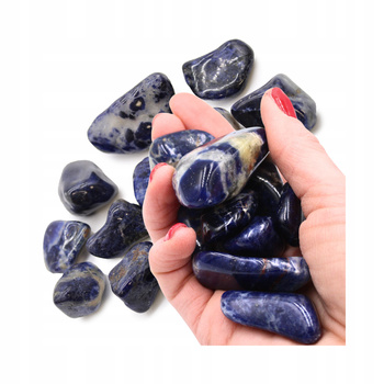 Sodalit - Średni Kamień Naturalny - Afryka - Kamień Logiki i Komunikacji - Czakra Gardła