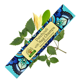 Namaste India Mandala - Kadzidełka Masala - Paczula i Nag Champa - 15g - Relaks