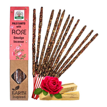 Kadzidełka Palo Santo z Różą - Zmysłowe Odprężenie i Harmonia - 30g
