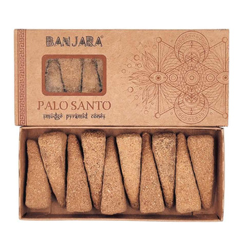 Kadzidełka Piramidki - Palo Santo - Banjara - Naturalne - Święte Drzewo - 10 szt.