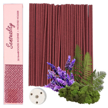 Kadzidełka Sensuality 50 szt. - Song of India - Ylang-Ylang i Gałka Muszkatołowa - Zestaw z podstawką