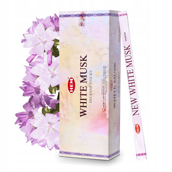 Kadzidełka zapachowe HEM white musk 