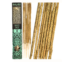 Kadzidełka Naturalne Biała Szałwia - Banjara - Pyłkowe - White Sage - 8szt