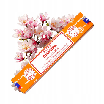 Kadzidełka Satya Champa 15g - Kwiatowa Magnolia - Naturalne Kadzidełka Patyczkowe
