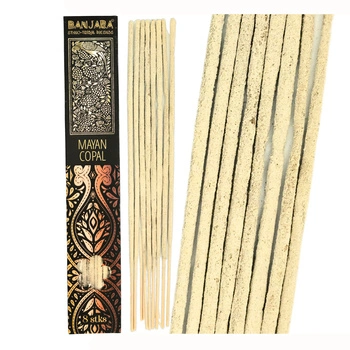 Kadzidełka Naturalne Kopal Majski - Banjara - Mayan Copal - Pyłkowe - 8szt