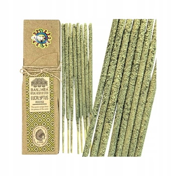 Kadzidełka Żywiczne na Patyku - Eukaliptus - Banjara - Naturalne - 15g