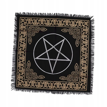 Obrus na Ołtarz Pentagram - Tkanina Ezoteryczna - Ochrona i Tarot