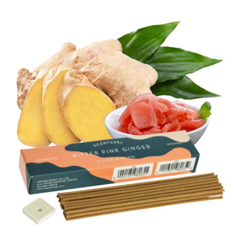 Kadzidła Japońskie Imbir – Scentsual Pink Ginger – 30 szt. + Podstawka