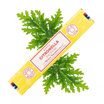 Kadzidełka Satya - Cytronella - Citronella - Naturalne Pyłkowe - Odświeżające - 15g