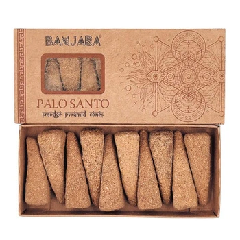Kadzidełka Piramidki - Palo Santo - Banjara - Naturalne - Święte Drzewo - 10 szt.