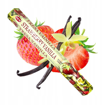 Kadzidełka Sześciokątne HEM Strawberry Vanilla