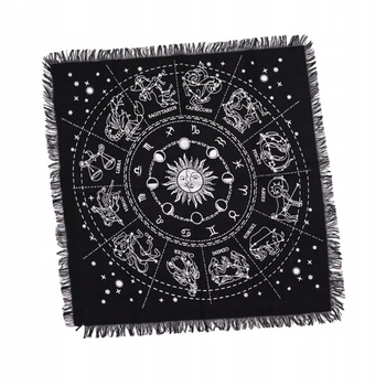 Obrus na Ołtarz - Horoskop i Znaki Zodiaku - Mata do Tarota - Styl Ezoteryczny