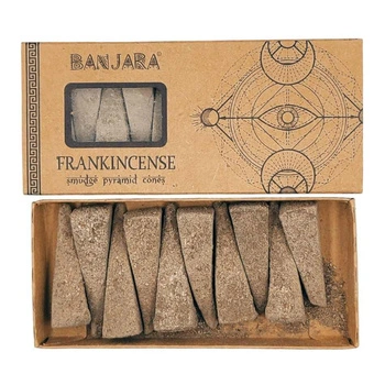 Kadzidełka Piramidki - Olibanum Frankincense - Banjara - Naturalne - 10 szt.