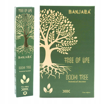 Kadzidełka Botaniczne Drzewo Bodhi - Banjara - Naturalne - Pyłkowe - 15g