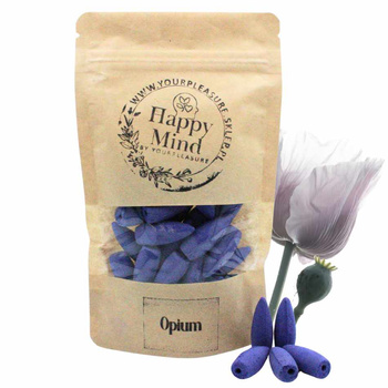 Zapachowe kadzidełka backflow Happy Mind - Opium 30szt