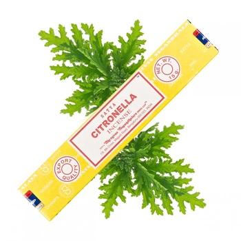 Kadzidełka Satya - Cytronella - Citronella - Naturalne Pyłkowe - Odświeżające - 15g
