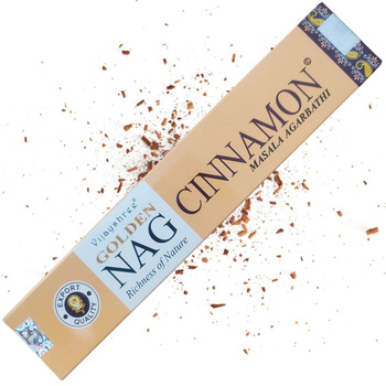Kadzidełka Indyjskie Patyczkowe Golden Nag Cynamon (Cinnamon) – 15 g