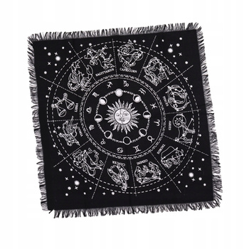 Obrus na Ołtarz - Horoskop i Znaki Zodiaku - Mata do Tarota - Styl Ezoteryczny