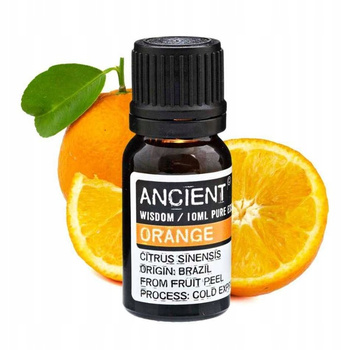 Olejek Pomarańczowy Eteryczny 10ml - 100% Naturalny - Energia i Dobry Nastrój